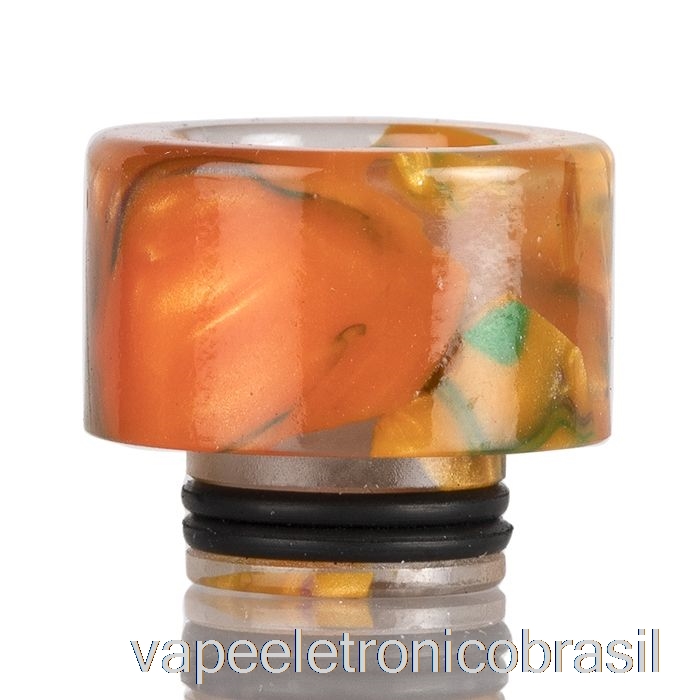 Vape Eletronico 510 Widebore Resina Ponta De Gotejamento Laranja